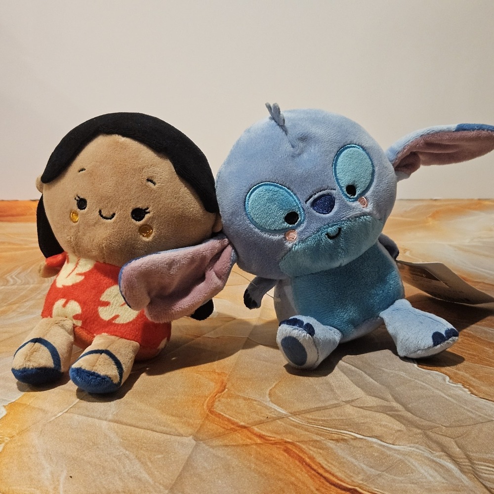 Hallmark Better Together Disney Lilo & Stitch 6" Magnetic Plush Set NWT